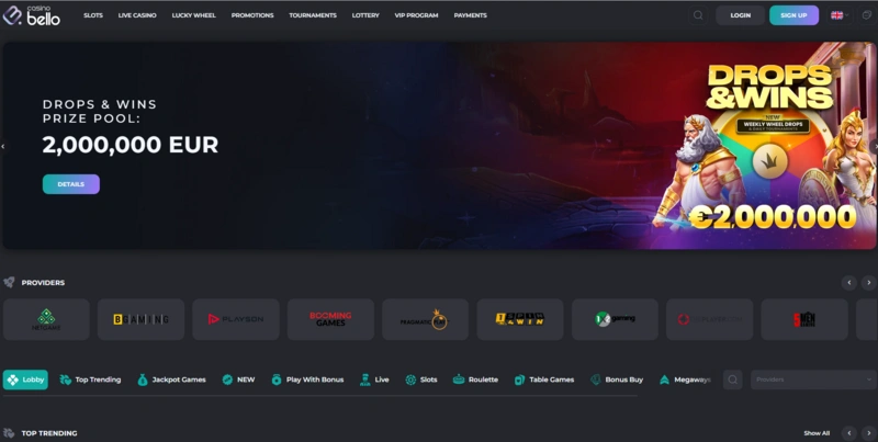 casinobello home page